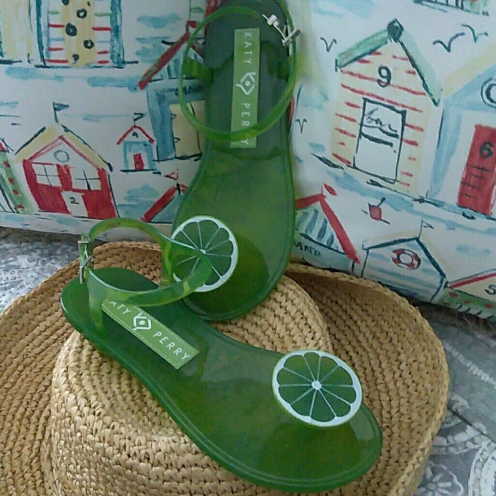 KATY PERRY THE GELI LIME SANDALS "NEW"